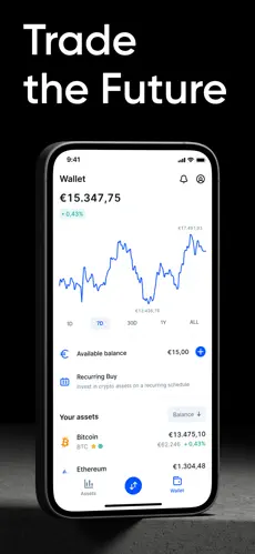 Bitvavo app screenshoot 1
