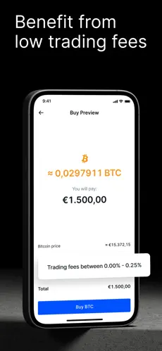 Bitvavo app screenshoot 2