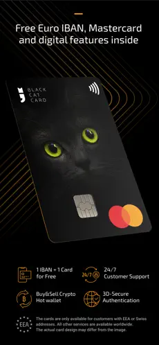 Blackcatcard app screenshoot 1