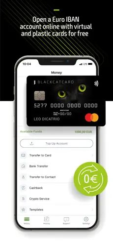 Blackcatcard app screenshoot 2