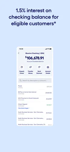 Bluevine app screenshoot 2