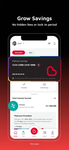 Boost Bank app screenshoot 2