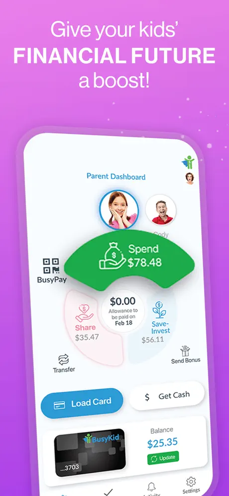 BusyKid app screenshoot 2