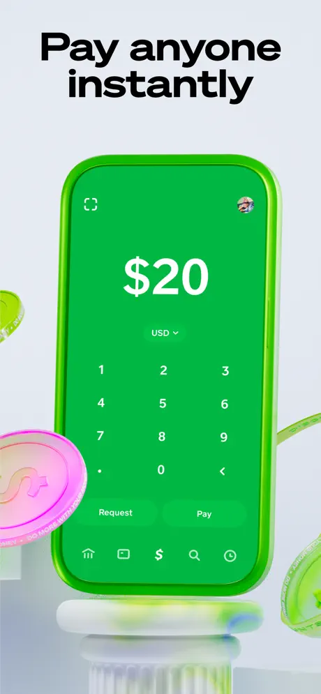 Cash App app screenshoot 1