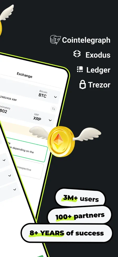 Changelly app screenshoot 2