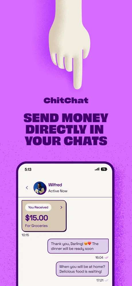 ChitChat app screenshoot 1