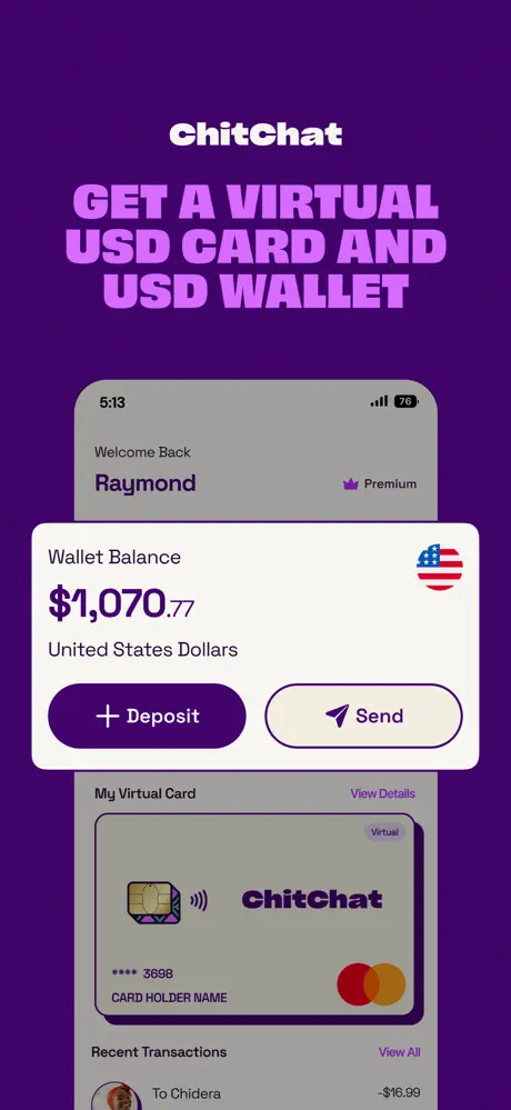 ChitChat app screenshoot 2