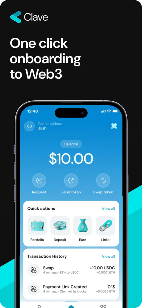 Clave app screenshoot 1