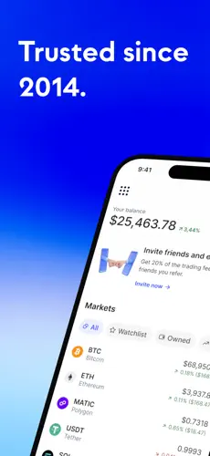 Coinhako app screenshoot 1