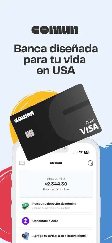 Comun app screenshoot 1