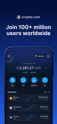 Crypto app screenshoot 1