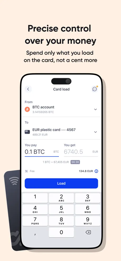 Cryptopay app screenshoot 2