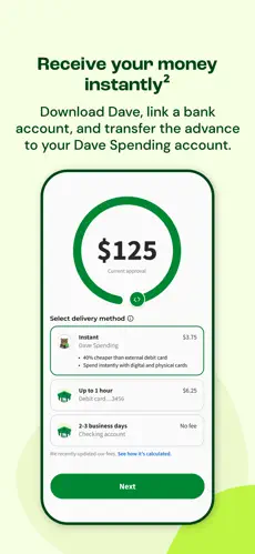 Dave app screenshoot 2
