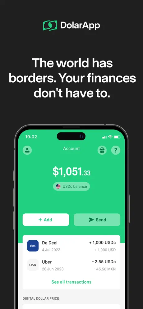 DolarApp app screenshoot 1