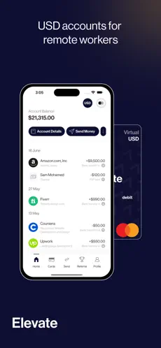 Elevate app screenshoot 1