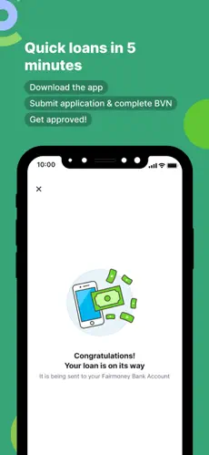 Fair Money app screenshoot 2