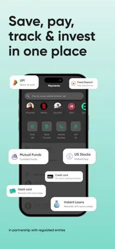 Fi Money app screenshoot 1