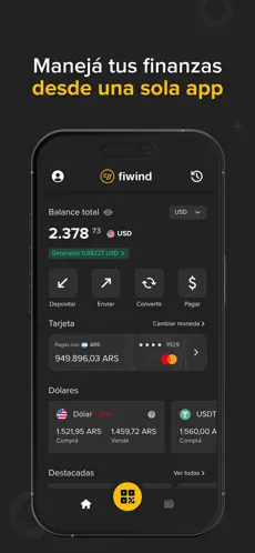 Fiwind app screenshoot 1