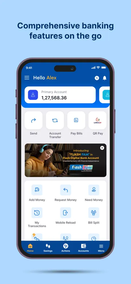 Flash Bank app screenshoot 2