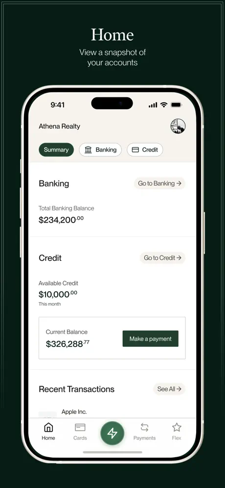 Flex app screenshoot 2