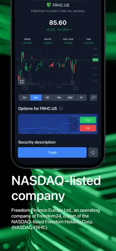 Freedom24 app screenshoot 2