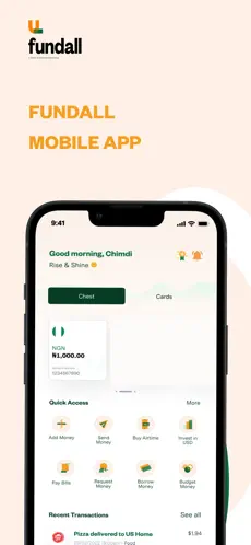 Fundall app screenshoot 1