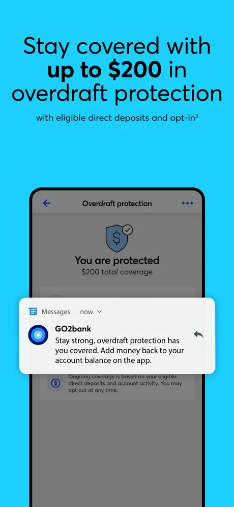 GO2Bank app screenshoot 2