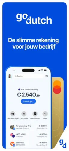 GoDutch app screenshoot 1