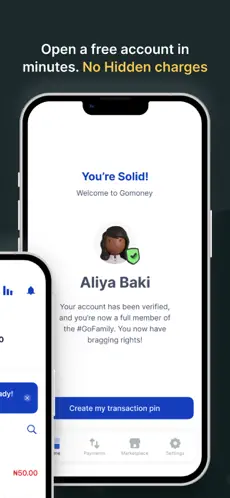 Go Money app screenshoot 2