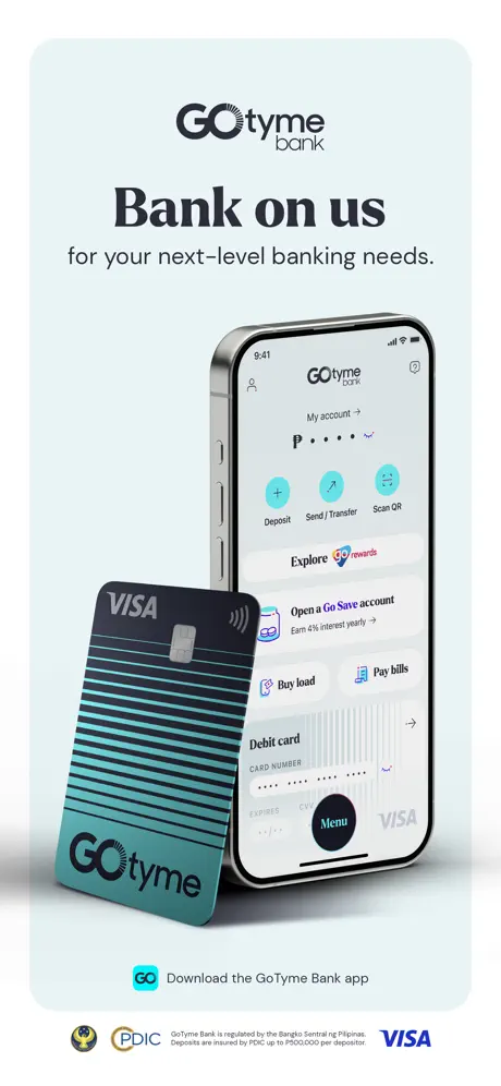 Go Tyme Bank app screenshoot 1