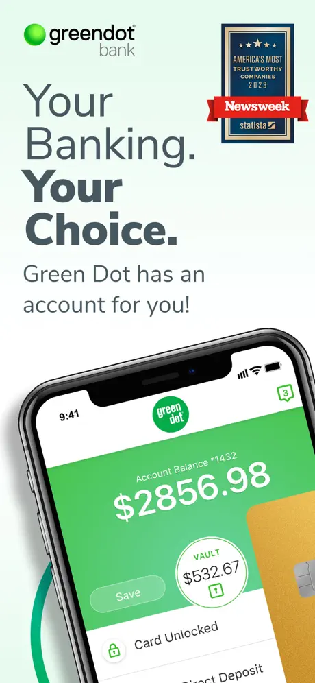 Green Dot app screenshoot 1