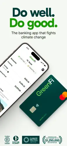 GreenFi app screenshoot 1