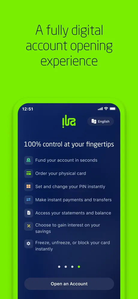 Ila Bank app screenshoot 1