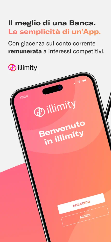Illimity Bank app screenshoot 1