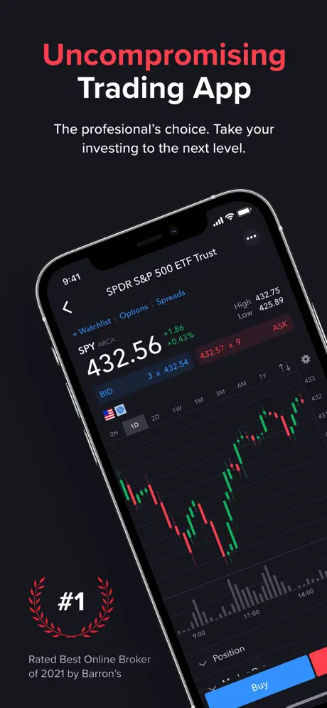 Interactive Brokers app screenshoot 1