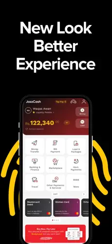 JazzCash app screenshoot 1