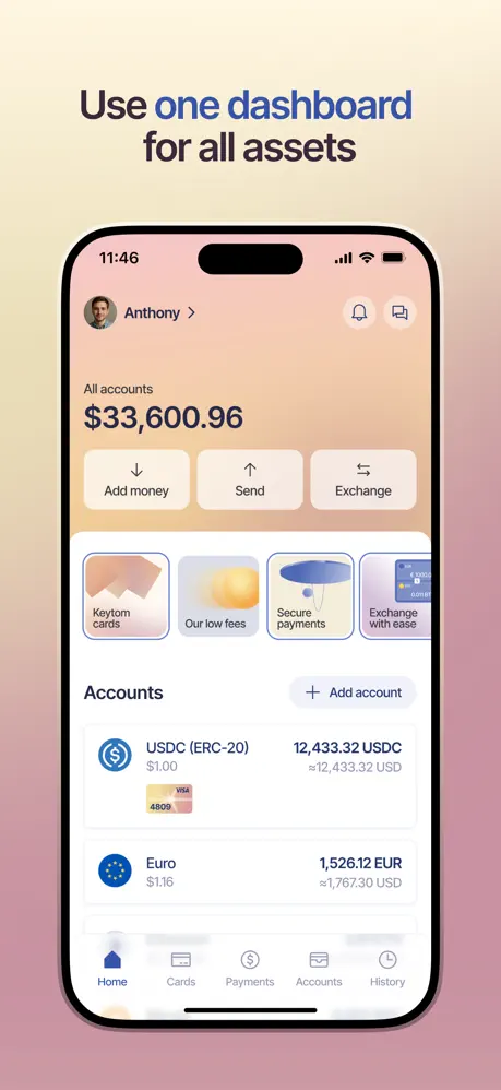 Keytom app screenshoot 1