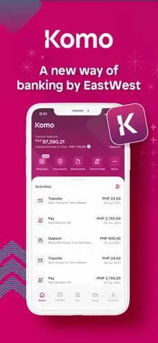 Komo app screenshoot 1