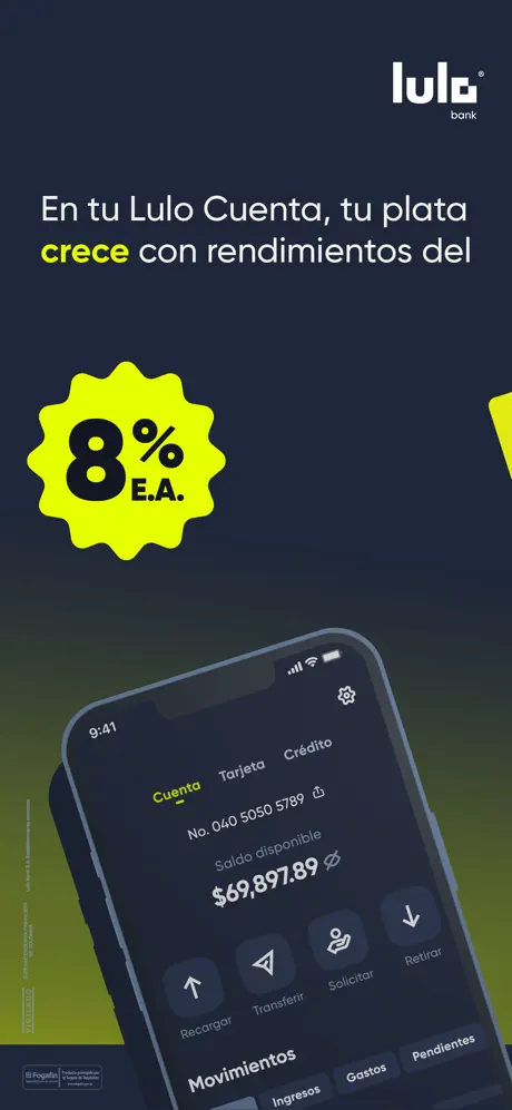 Lulo Bank app screenshoot 2