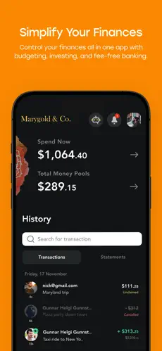 Marygold & Co. app screenshoot 2
