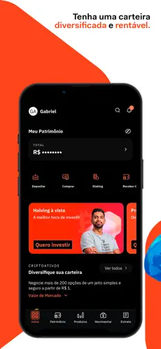 Mercado Bitcoin app screenshoot 2