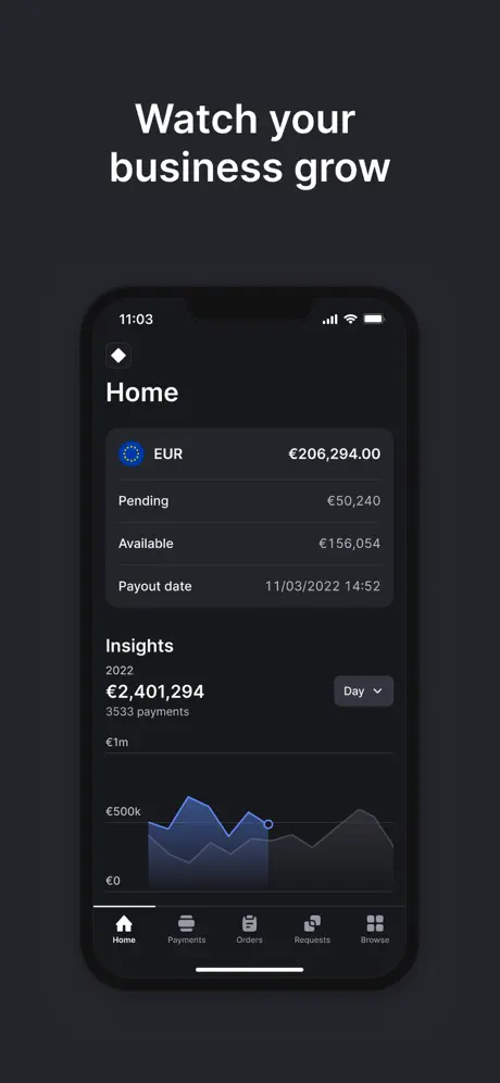 Mollie app screenshoot 1