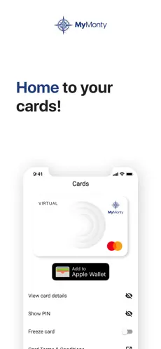 Mymonty app screenshoot 1