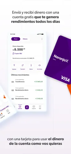 NaranjaX app screenshoot 2