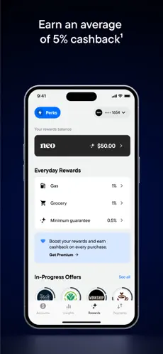 Neo Financial app screenshoot 2