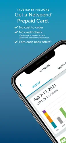 NetSpend app screenshoot 1