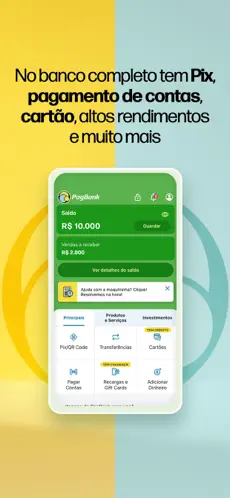 PagBank app screenshoot 2