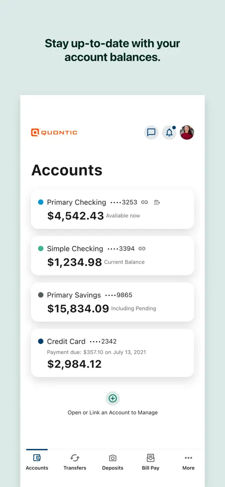 Quontic app screenshoot 2