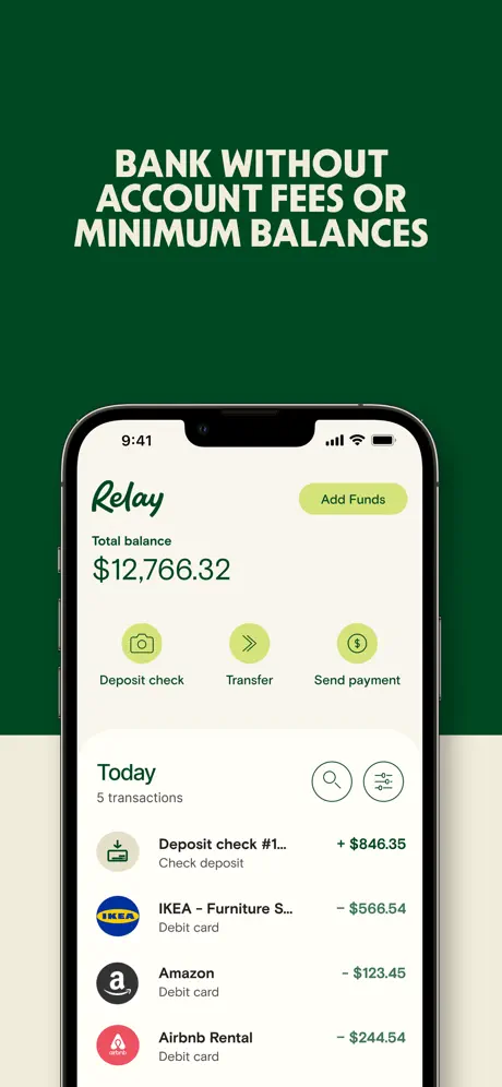 Relay app screenshoot 1
