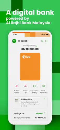 Rize app screenshoot 1